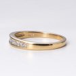 14k Yellow Gold Fancy Design Diamond Band | 0.25ctw | Sz 6.5 For Sale