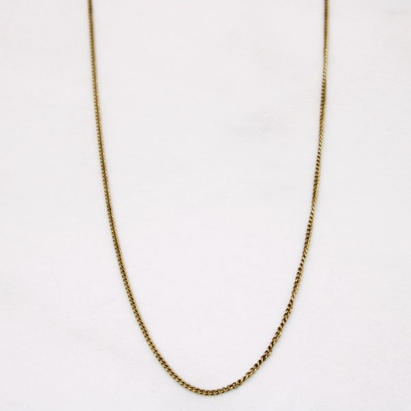 14k Yellow Gold Curb Chain | 16  | Online now