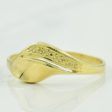 14k Yellow Gold Bypass Ring | SZ 7.75 | Cheap