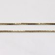 18k Yellow Gold Box Link Chain | 21  | on Sale