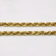 14k Yellow Gold Rope Link Chain | 22  | Online now