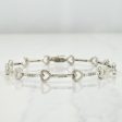 14k White Gold Diamond Heart Bracelet | 0.18ctw | 7  | Discount