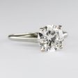 18k Solitaire Diamond Engagement Ring | 2.10ct I1 2 G H VG | SZ 5.5 | Online Sale