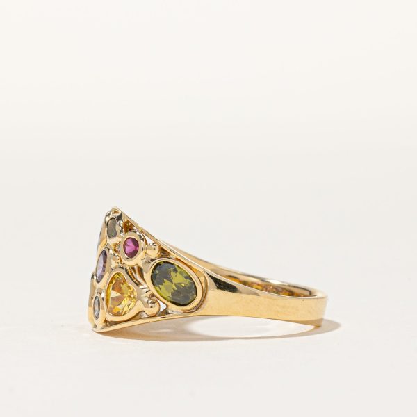 18k Yellow Gold Multi Gem Ring | 2.60ctw | SZ 7 Online