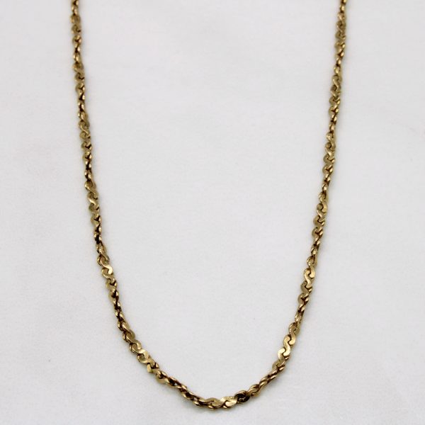 10k Yellow Gold S Link Rope Chain | 20  | Cheap