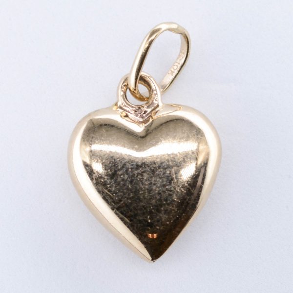 10k Yellow Gold Heart Charm | Supply