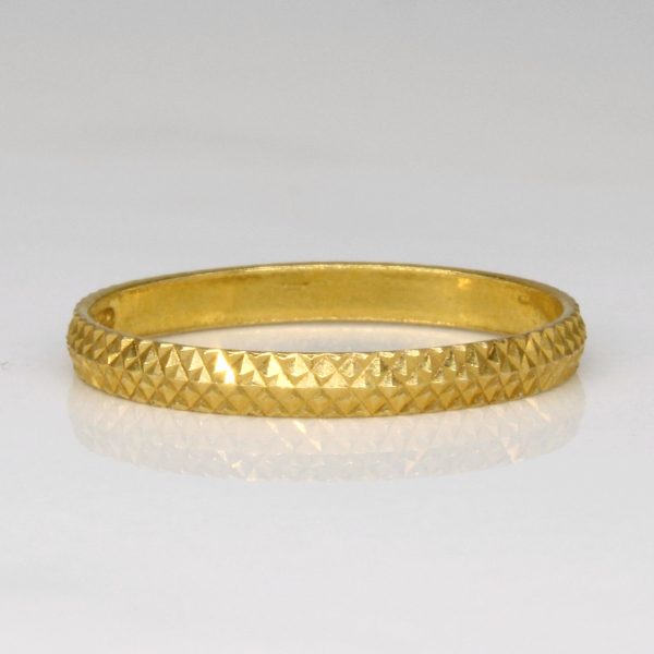 22k Yellow Gold Ring | SZ 5.75 | Online now