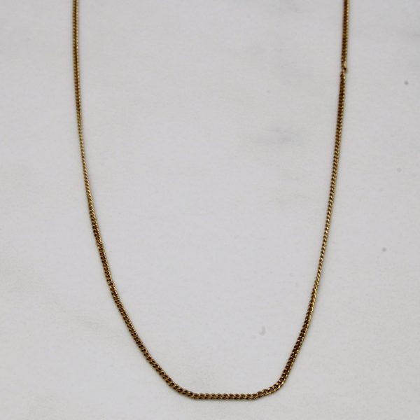 9k Yellow Gold Chain | 20  | Hot on Sale