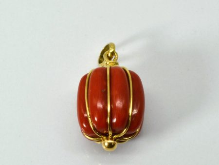 Carved Coral Pendant | 18.50ct | Cheap