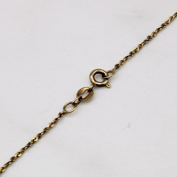 10k Yellow Gold Nugget Chain | 16  | Hot on Sale