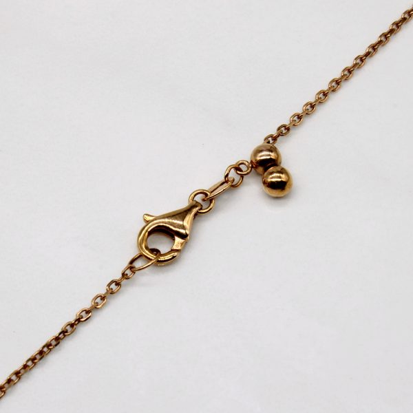 14k Rose Gold Square Link Chain | 18  | Online now