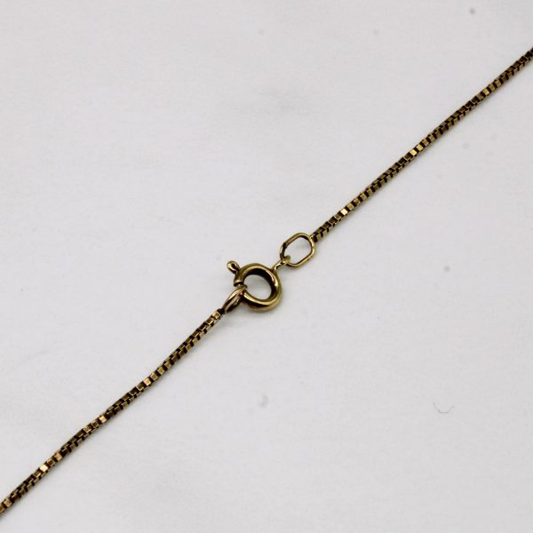 18k Yellow Gold Box Link Chain | 18  | Online Hot Sale