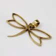 18k Yellow Gold Dragonfly Pendant Discount