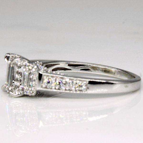 Baguette Cut Diamond Cluster Ring | 0.50ctw | SZ 6.25 | Online now