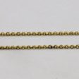 14k Yellow Gold Circle Link Chain | 17  | Cheap