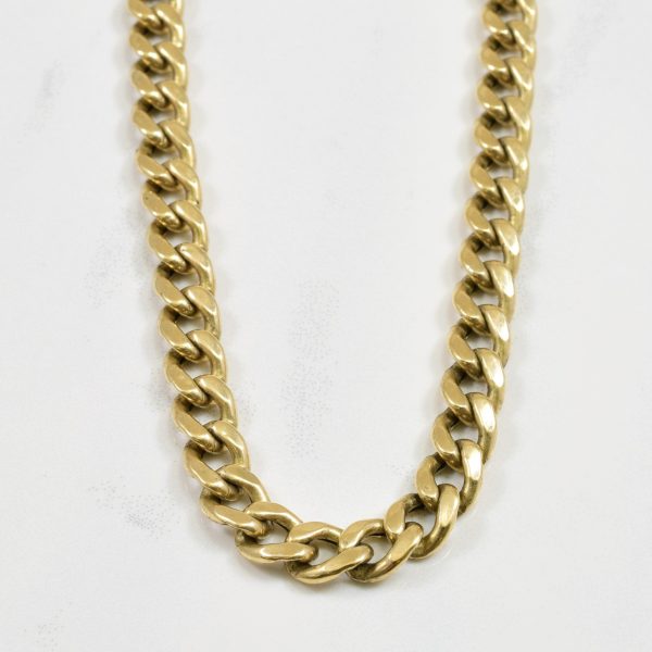 10k Yellow Gold Curb Chain | 22.50  | Sale