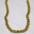 14k Yellow Gold Woven Chain | 18  | Cheap