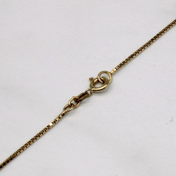 10k Yellow Gold Box Link Chain | 20  | on Sale