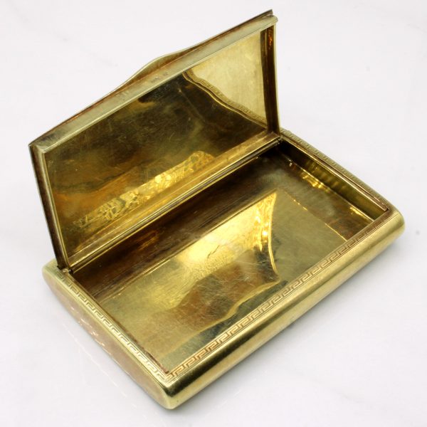 14k Yellow Gold & Sapphire Cigarette Case | 0.60ct | For Cheap