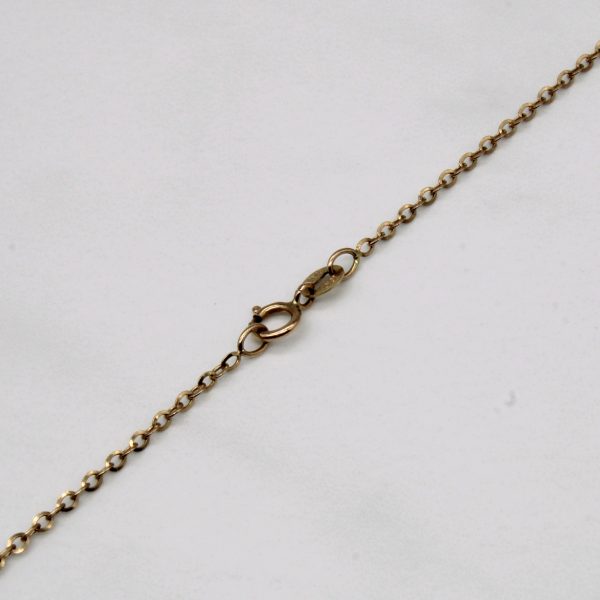 10k Yellow Gold Oval Link Chain | 22  | For Sale