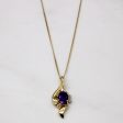 Amethyst & Diamond Necklace | 0.75ct, 0.02ctw | 18  | Sale