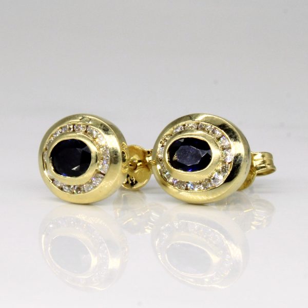 Sapphire & Diamond Earrings | 1.00ctw, 0.30ctw | on Sale