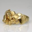 14k Yellow Gold Abstract Ring | SZ 10.25 | Online now