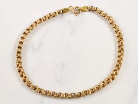 10k Yellow Gold Fancy Chain | 7.50  | For Discount