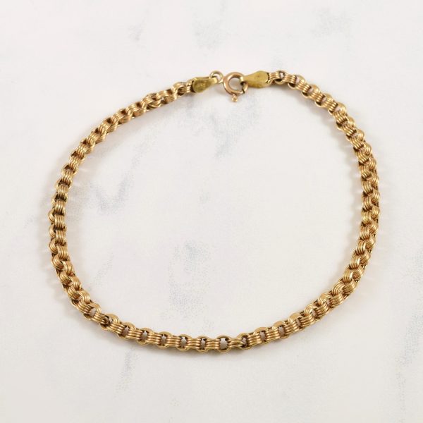 10k Yellow Gold Fancy Chain | 7.50  | For Discount