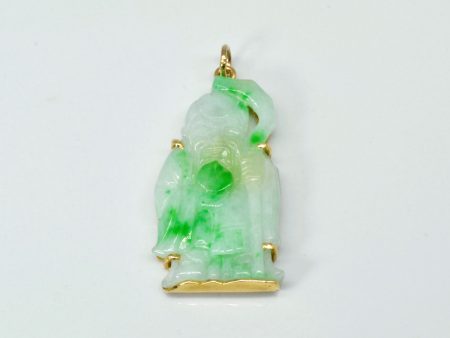 Carved Jadeite Pendant | 20.00ct | Online now