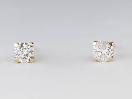 100 Ways Yellow Gold Diamond Studs | 0.47 tcw | Online