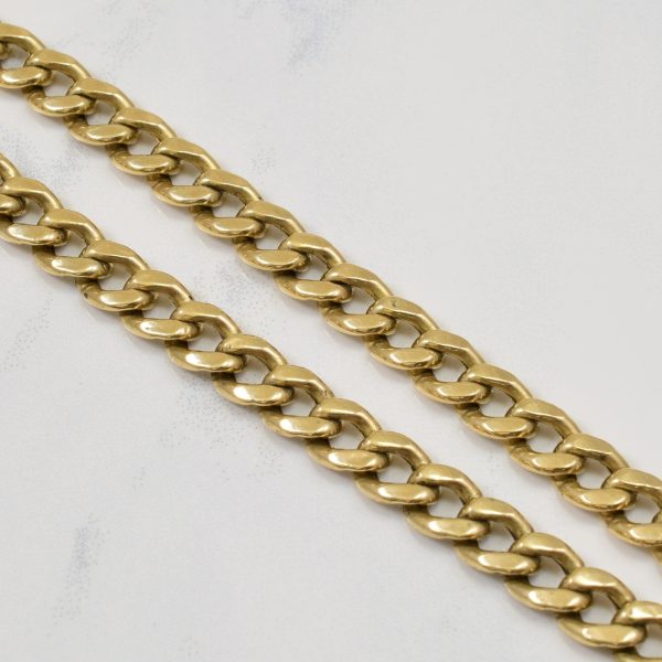 10k Yellow Gold Curb Chain | 22.50  | Sale