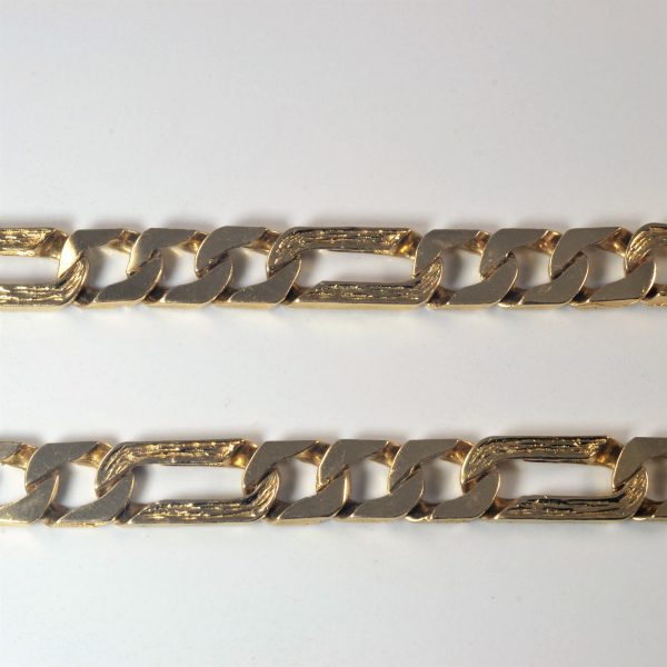 10k Yellow Gold Figaro Chain | 25.5  | on Sale