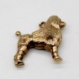 9k Yellow Gold Poodle Charm on Sale