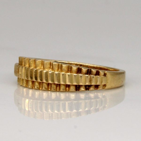 18k Yellow Gold Ring | SZ 4.75 | Online Sale