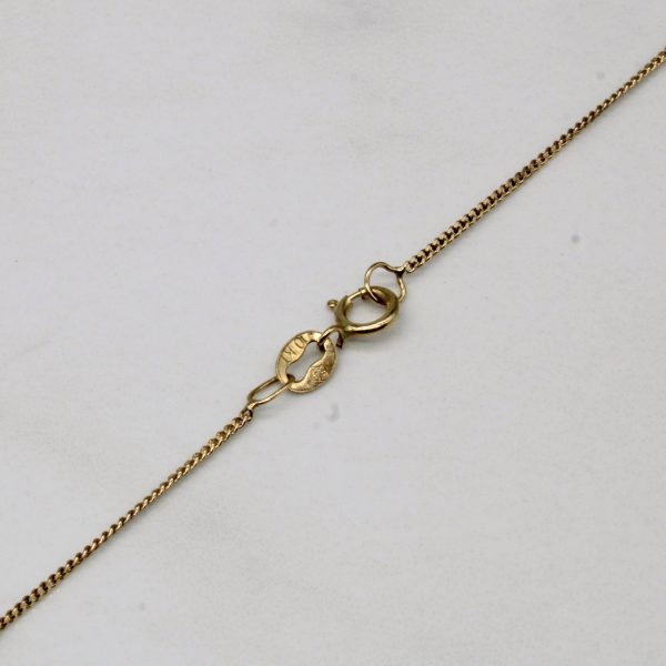 9k Yellow Gold Chain | 20  | Hot on Sale