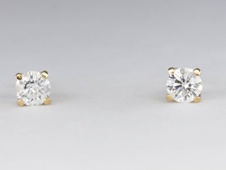 100 Ways Yellow Gold Diamond Studs | 0.48 tcw | Online Sale