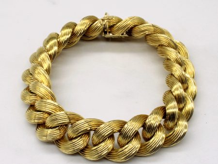 18k Yellow Gold Bracelet | 8  | For Cheap