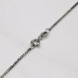 14k White Gold Curb Link Chain | 20  | on Sale