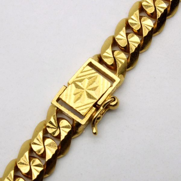 22k Yellow Gold Cuban Link Chain | 20  | Supply