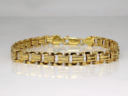 18k Yellow Gold Bracelet | 8.5  | on Sale