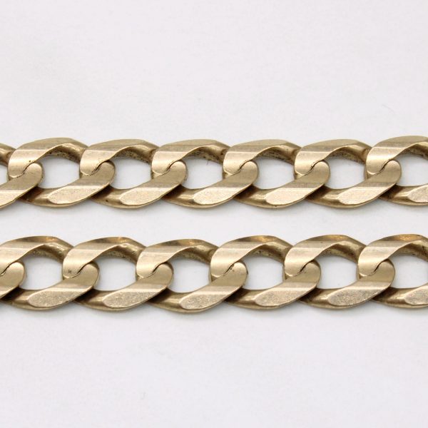 10k Yellow Gold Curb Link Chain | 24  | on Sale