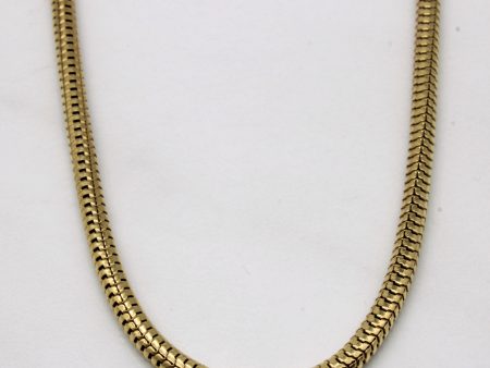 18k Yellow Gold Necklace | 18  | Supply