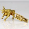 10k Yellow Gold Bull & Bear Cufflinks For Discount