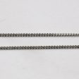 14k White Gold Curb Link Chain | 20  | on Sale