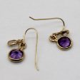 Amethyst & Diamond Drop Earrings | 0.70ctw, 0.25ctw | on Sale