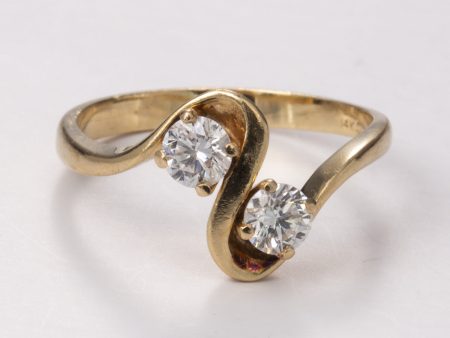 14k Yellow Gold Diamond Ring | 0.48 ctw | Sz 7.25 For Discount