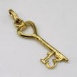 18k Yellow Gold  13  Key Charm on Sale