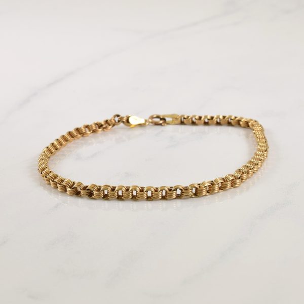 10k Yellow Gold Fancy Chain | 7.50  | For Discount