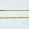 Bypass Sapphire & Diamond Gold Necklace | 0.39ctw | 0.10tw | 17 | Sale